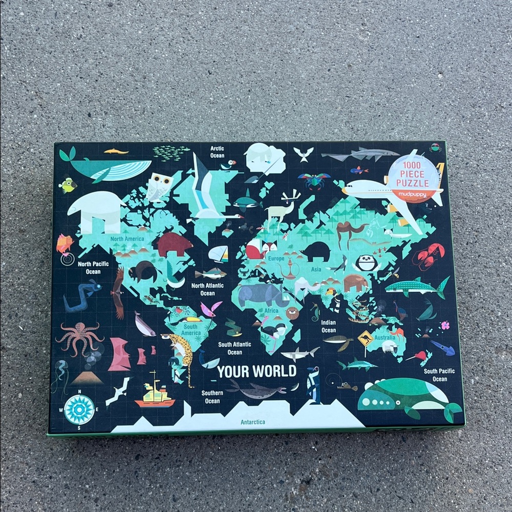 1000 piece “Your World” jigsaw puzzle.